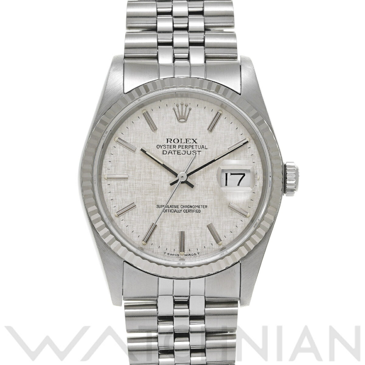 【4種選べるクーポン】【ローン60回払い無金利】【中古】 ロレックス ROLEX デイトジャスト 16234 R番(1987年頃製造) シルバー メンズ 腕時計 ロレックス 時計 高級腕時計 ブランド