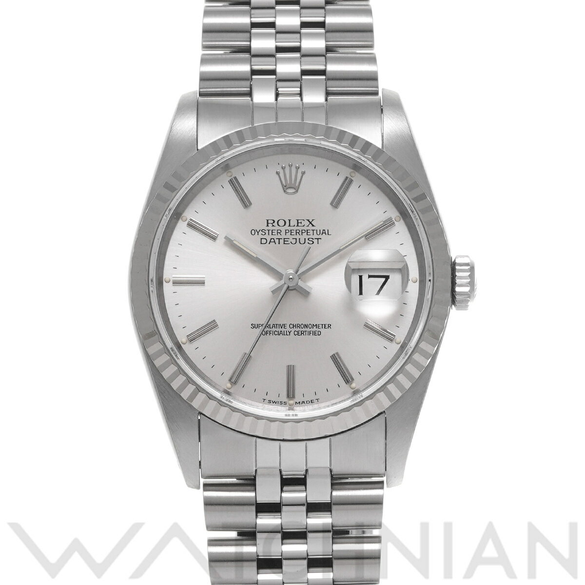 【4種選べるクーポン】【ローン60回払い無金利】【中古】 ロレックス ROLEX デイトジャスト 16234 L番(1989年頃製造) シルバー メンズ 腕時計 ロレックス 時計 高級腕時計 ブランド