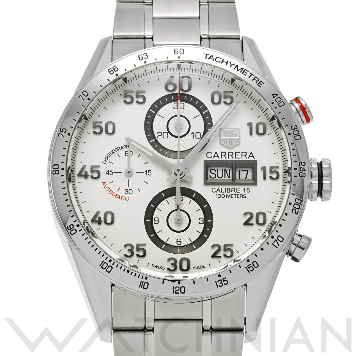 【ローン60回払い無金利】【中古】 タグ ホイヤー TAG HEUER カレラ キャリバー16 クロ ...