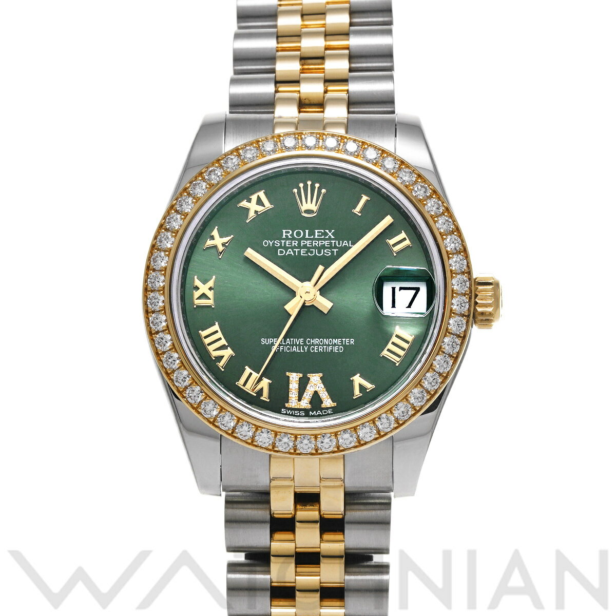 4٤륯ݥۡڥ60ʧ̵ۡš å ROLEX ǥȥ㥹 31 178383 ꡼֥꡼/ ˥å ӻ å  ӻ ֥