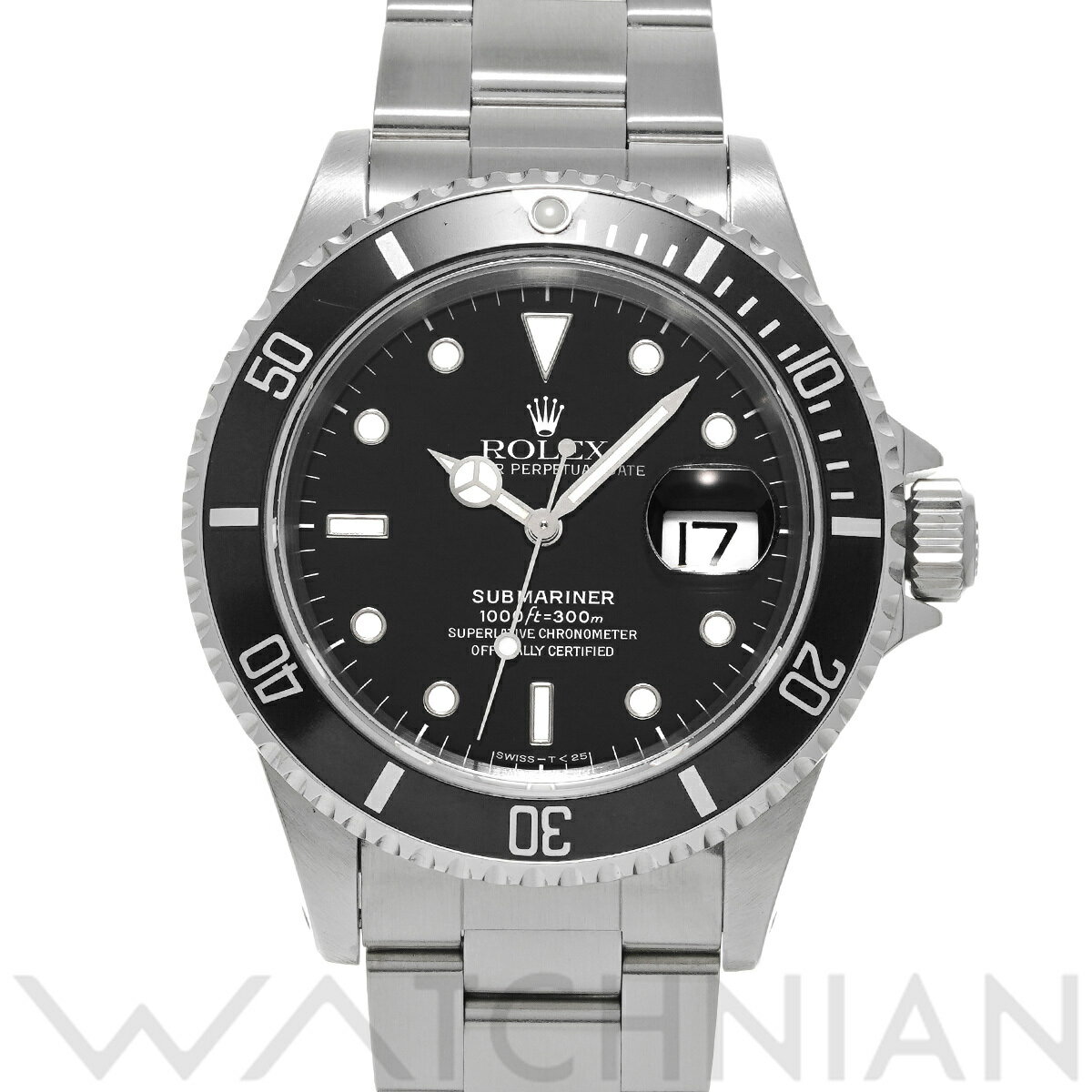 【ローン60回払い無金利】【中古】 ロレックス ROLEX サブマリーナ デイト 16610 W番(1996年頃製造) ブラック メンズ 腕時計 ロレックス 時計 高級腕時計 ブランド