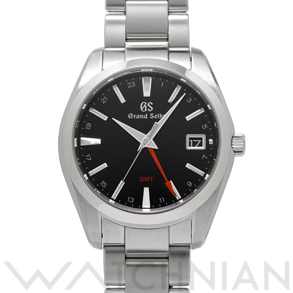 【ローン60回払い無金利】【中古】 グランドセイコー Grand Seiko ヘリテージコレクション クォーツ GMT SBGN013 ブラック メンズ 腕時計 グランドセイコー 時計 高級腕時計 ブランド