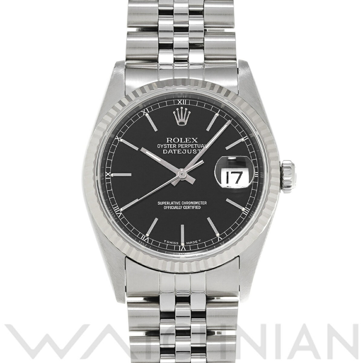 【ローン60回払い無金利】【中古】 ロレックス ROLEX デイトジャスト 16234 S番(1993年頃製造) ブラック メンズ 腕時計 ロレックス 時計 高級腕時計 ブランド