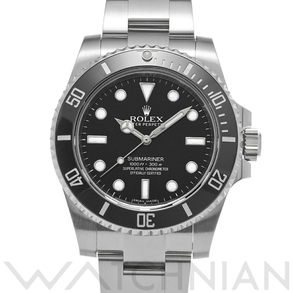 【ローン60回払い無金利】【中古】 ロレックス ROLEX サブマリーナ 114060 ランダムシリアル ブラック メンズ 腕時計 ロレックス 時計 高級腕時計 ブランド