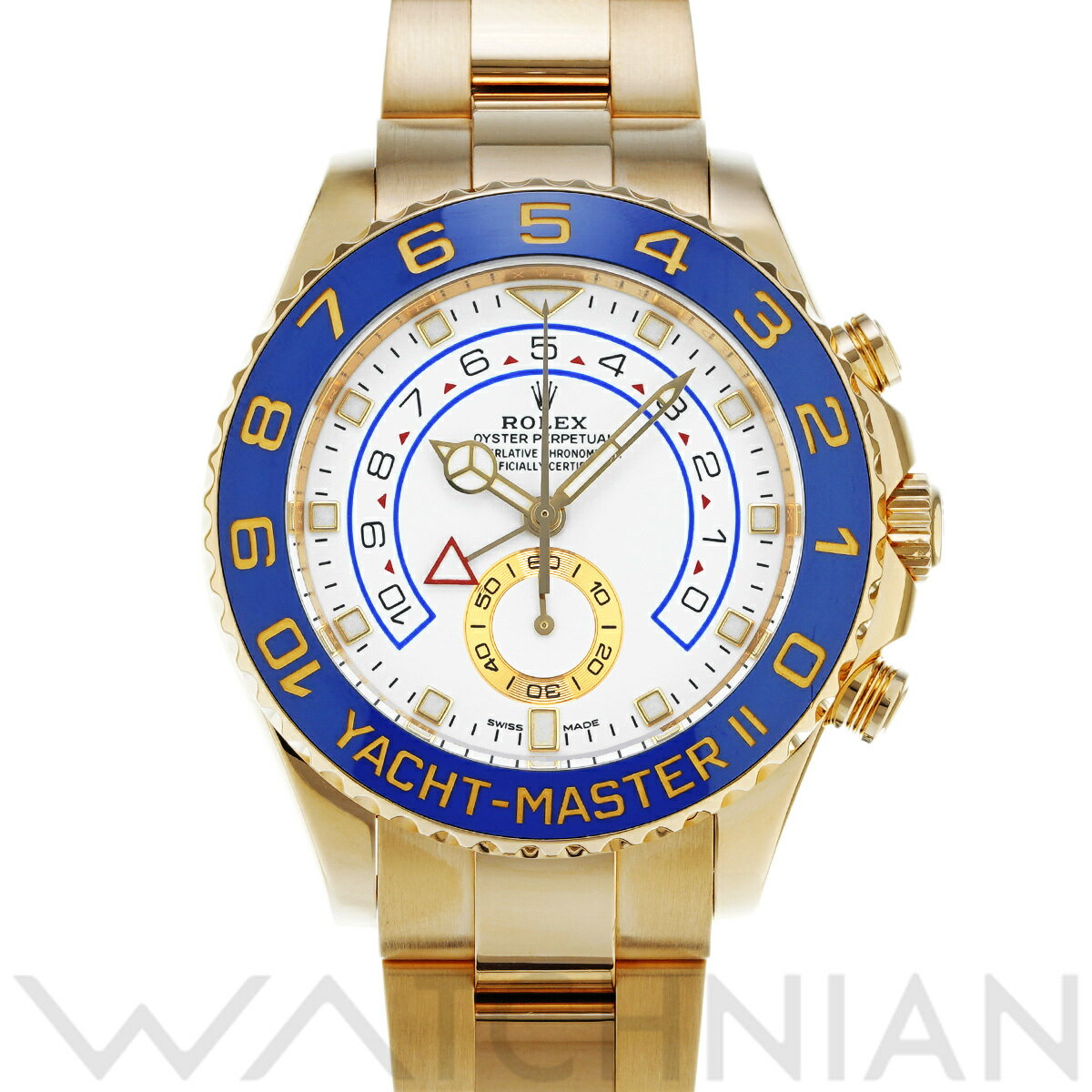 【5種選べるクーポン】【ローン60回払い無金利】【中古】 ロレックス ROLEX ヨットマスターII 116688 ランダムシリアル ホワイト メンズ 腕時計 ロレックス 時計 高級腕時計 ブランド
