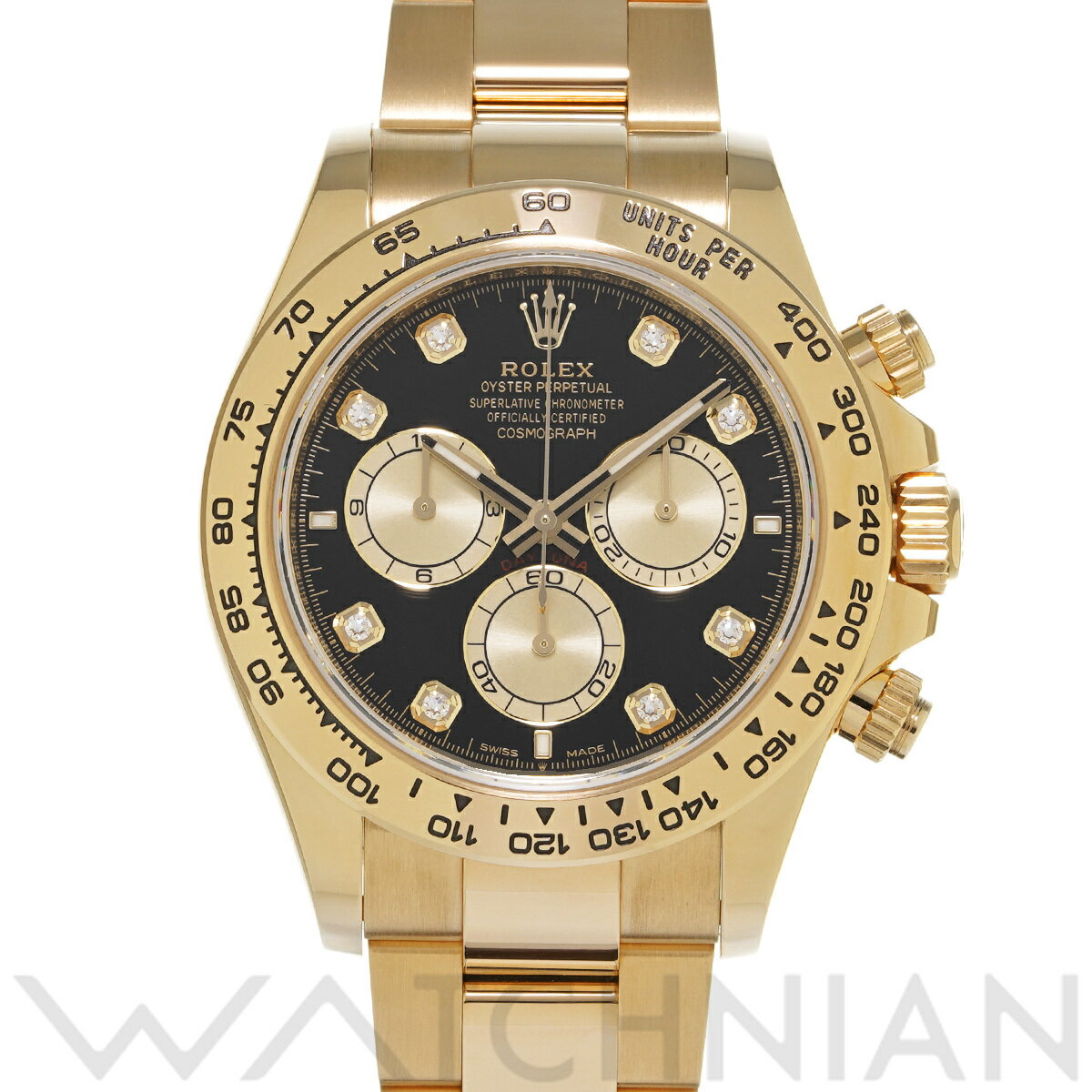 【全品ポイント2倍 5/30】【ローン60回払い無金利】【中古】 ロレックス ROLEX コスモグラフ デイトナ 126508G ランダムシリアル ブラック/シャンパン/ダイヤモンド メンズ 腕時計 ロレックス 時計 高級腕時計 ブランド