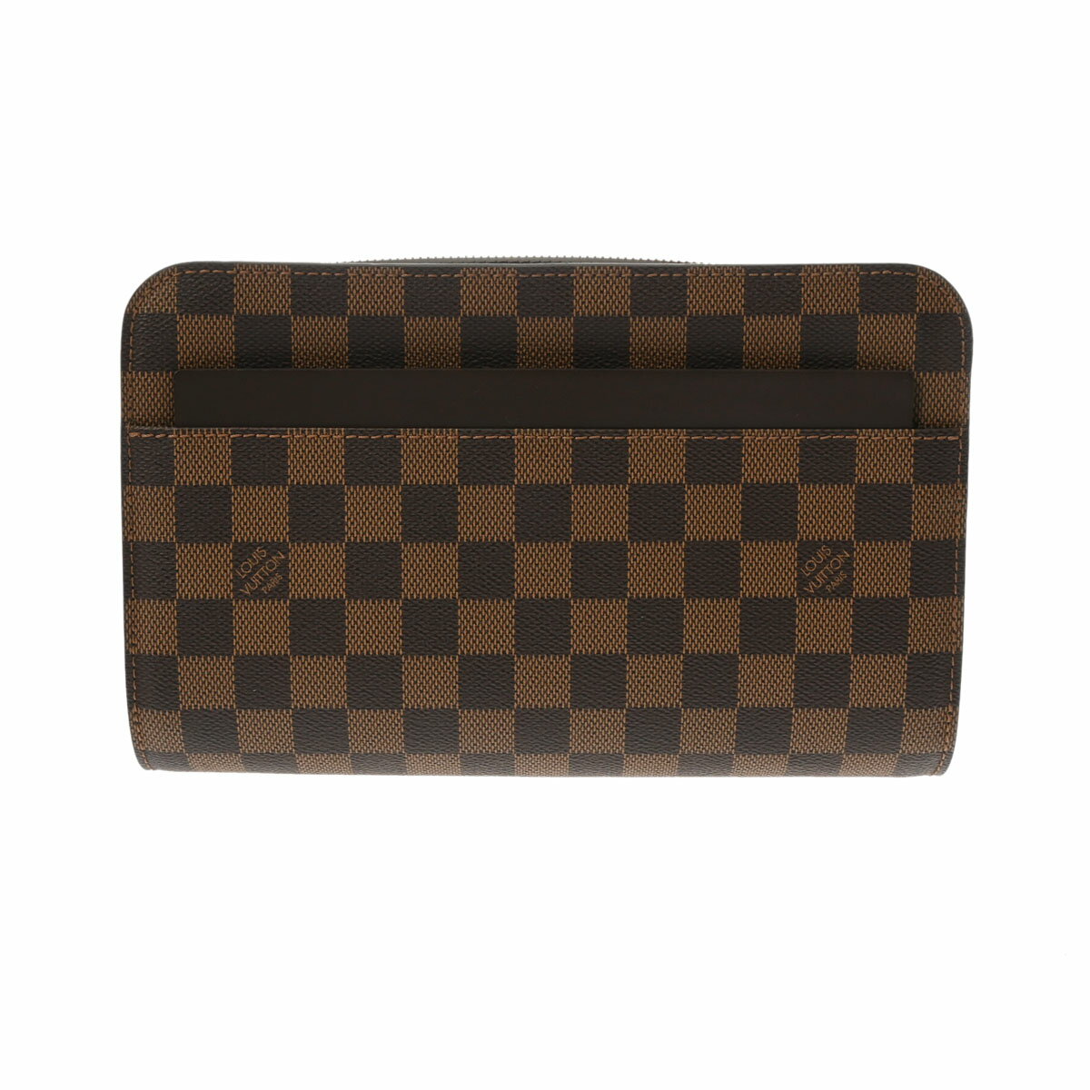 【全品ポイント2倍 5/30】【ローン60回払い無金利】【中古】 ルイ ヴィトン LOUIS VUITTON ダミエ サンルイ ブラウン N51993 ダミエキャンバス レディース セカンドバッグ ヴィトンバッグ バック ブランド