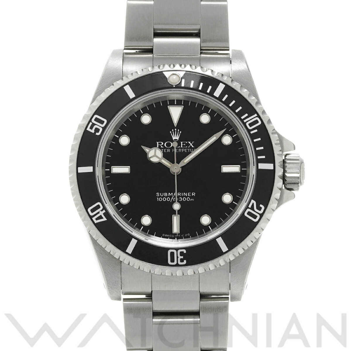 【5種選べるクーポン】【ローン60回払い無金利】【中古】 ロレックス ROLEX サブマリーナ 14060 W番(1995年頃製造) ブラック メンズ 腕時計 ロレックス 時計 高級腕時計 ブランド
