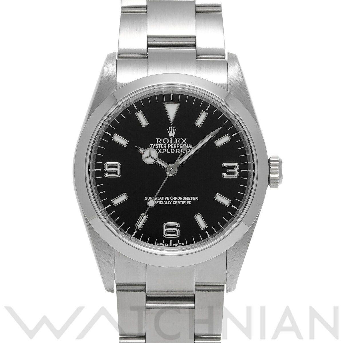 【5種選べるクーポン】【ローン60回払い無金利】【中古】 ロレックス ROLEX エクスプローラー 114270 Y番(2002年頃製造) ブラック メンズ 腕時計 ロレックス 時計 高級腕時計 ブランド