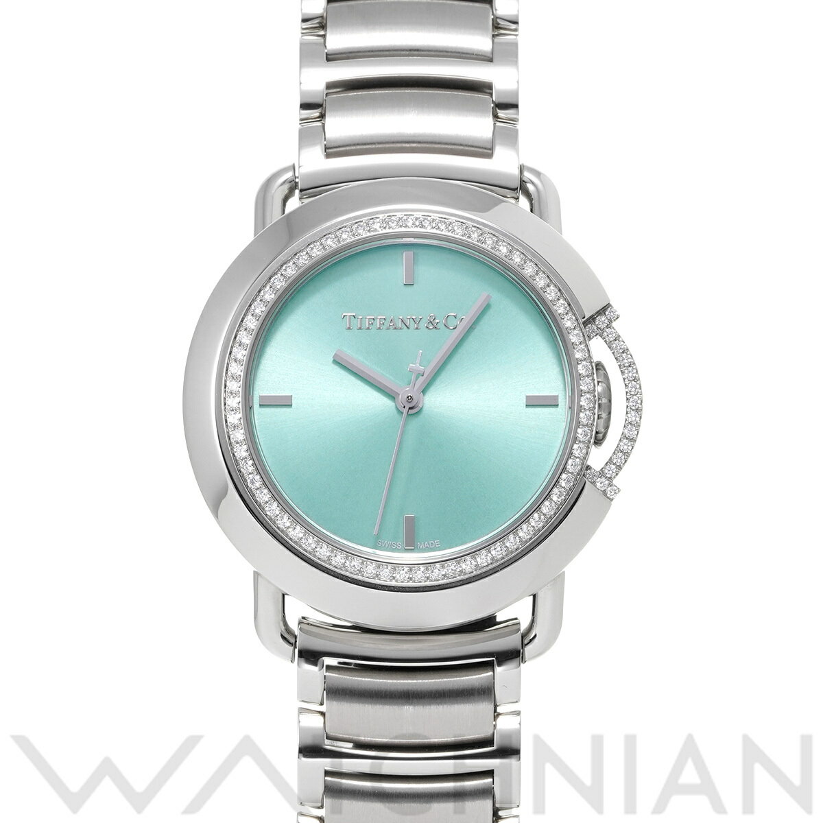 【5種選べるクーポン＆P2倍 6/20】【ローン60回払い無金利】【中古】 ティファニー TIFFANY & Co. ティファニーT 68482968 ティファニーブルー レディース 腕時計 ティファニー 時計 高級腕時計 ブランドのサムネイル