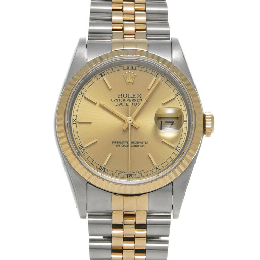 【〜6/11 最大3万円クーポン】ロレックス ROLEX デイトジャスト 16233 X番(1993年頃製造) シャンパン メンズ 腕時計 ロレックス 時計 高級腕時計 ブランド 【ローン36回払い無金利】【中古】 【〜6/11 最大3万円クーポン】ロレックス ROLEX デイトジャスト 16233 X番(1993年頃製造) シャンパン メンズ 腕時計 ロレックス 時計 高級腕時計 ブランド 【ローン36回払い無金利】【中古】