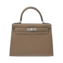 【〜5/3 最大3万円クーポン】エルメス HERMES ケリー 28 外縫い 2WAY エトゥープ ヴォーエプソン レディース ハンドバッグ エルメス バッグ ...