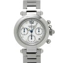 カルティエ CARTIER パシャC クロノグラフ W31039M7 ホワイト ユニセックス 腕時計 カルティエ 時計 高級腕時計 ブランド 【ローン60回払い...