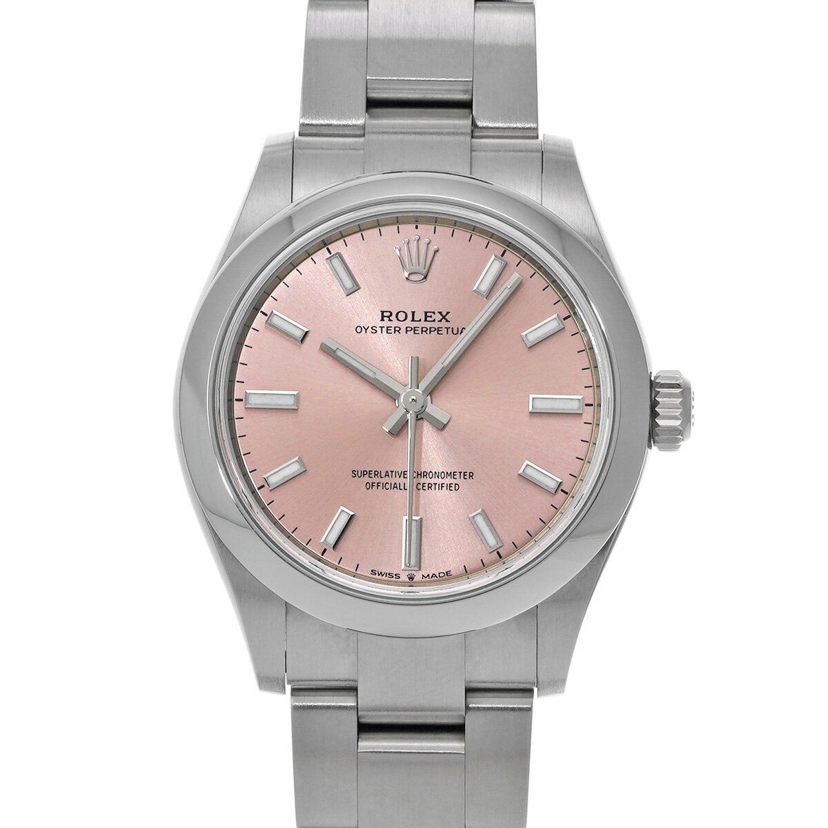 【9/4-5 最大2万円クーポン+ポイント2倍】【ローン60回払い無金利】【中古】 ロレックス ROLEX オイスターパーペチュアル 31 277200 ランダムシリアル ピンク ユニセックス 腕時計 ロレックス 時計 高級腕時計 ブランドのサムネイル