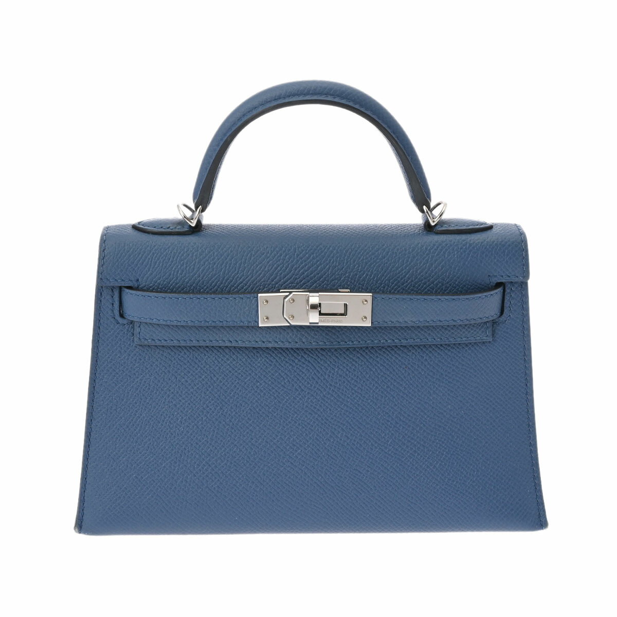【ローン60回払い無金利】【中古】 エルメス HERMES ミニケリー2 ブルーアガット/パラジウム金具 ヴォーエプソン レディース ハンドバッグ エルメス バッグ バック ブランドのサムネイル