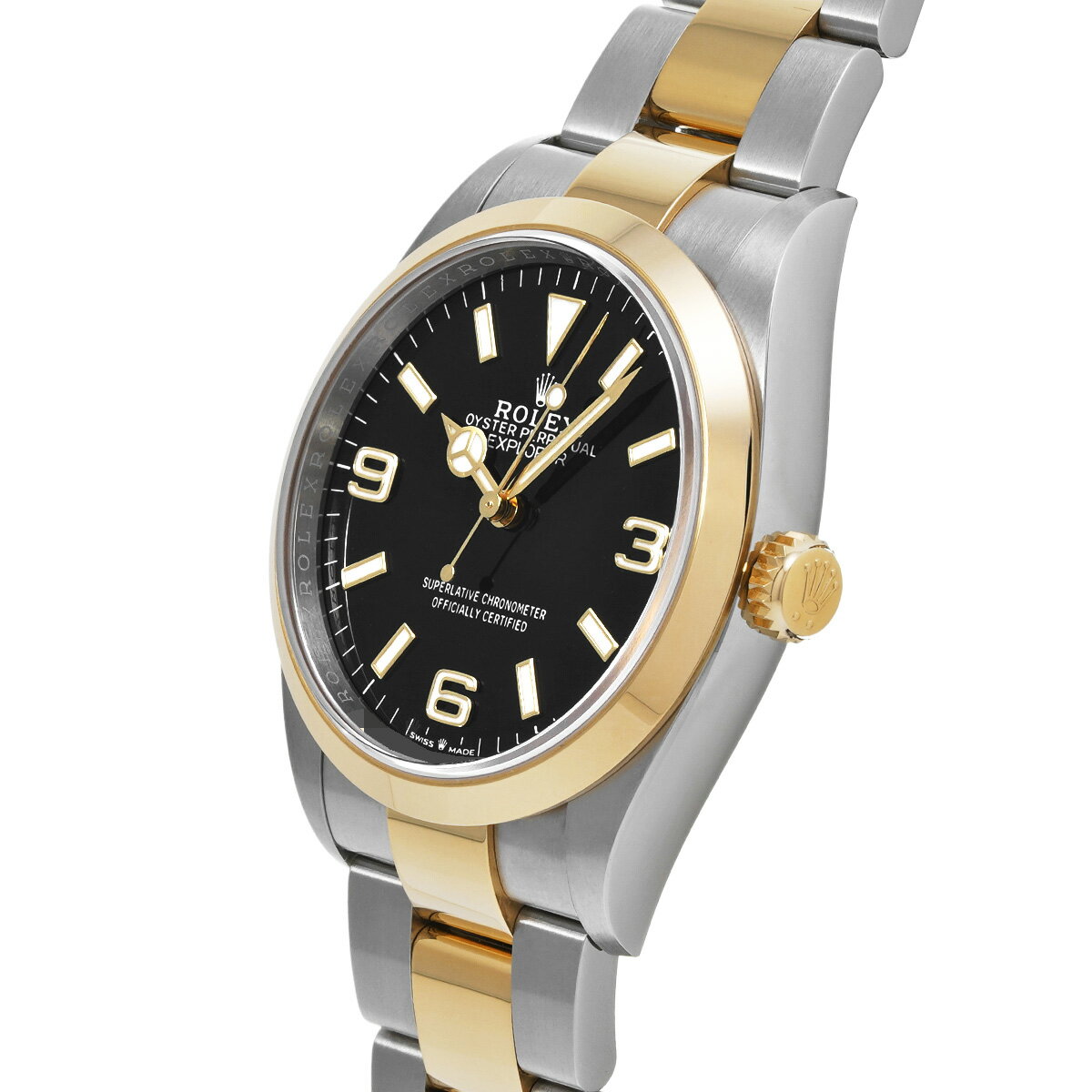 【〜11/27 最大3万円クーポン】ロレックス ROLEX エクスプローラー 36 124273 ランダムシリアル ブラック メンズ 腕時計 ロレックス 時計 高級腕時計 ブランド 【ローン48回払い無金利】【中古】