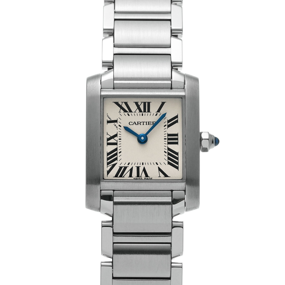 【12/1 最大2万円クーポン&P2倍】カルティエ CARTIER タンクフランセーズ SM　 W51008Q3 シルバー レディース 腕時計 カルティエ 時計 高級腕時計 ブランド 【ローン60回払い無金利】【中古】 その1