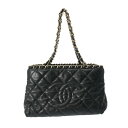 【〜5/3 最大3万円クーポン】シャネル CHANEL チェーンミートート ブラック A50494 カーフスキン レディース トートバッグ chanel シャネ...