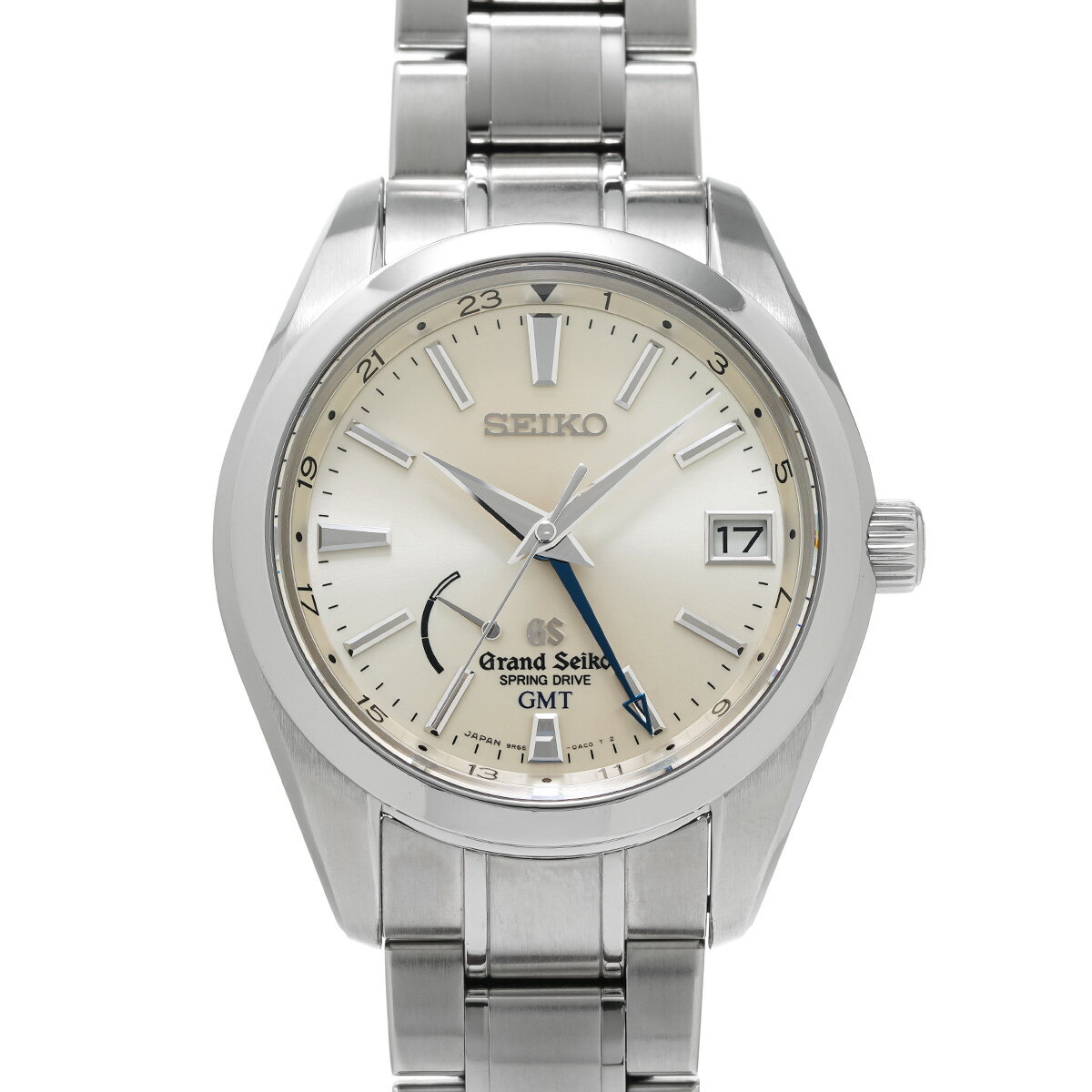 グランドセイコー Grand Seiko スプリングドライブ GMT SBGE005 シルバー メン ...