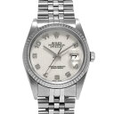 【〜5/3 最大3万円クーポン】ロレックス ROLEX デイトジャスト 16234 F番(2003年頃製造) アイボリーコンピュータ メンズ 腕時計 ロレックス...