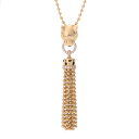 【〜7/11 最大3万円クーポン】カルティエ CARTIER パンテール ネックレス K18イエローゴールド YG ダイヤモンド/オニキス レディース ネックレ...