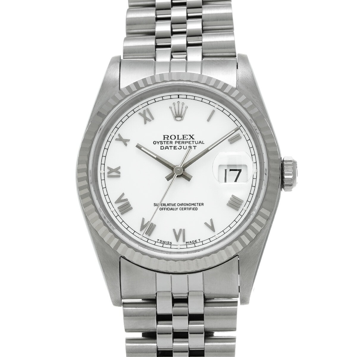 ロレックス ROLEX デイトジャスト 16234 S番(1993年頃製造) ホワイト メンズ 腕時計 ロレックス 時計 高級腕時計 ブランド 【ローン36回払い無金利】【中古】