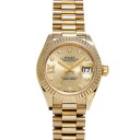 【〜5/3 最大3万円クーポン】ロレックス ROLEX レディ デイトジャスト 28 279178G ランダムシリアル シャンパン/ダイヤモンド レディース 腕...