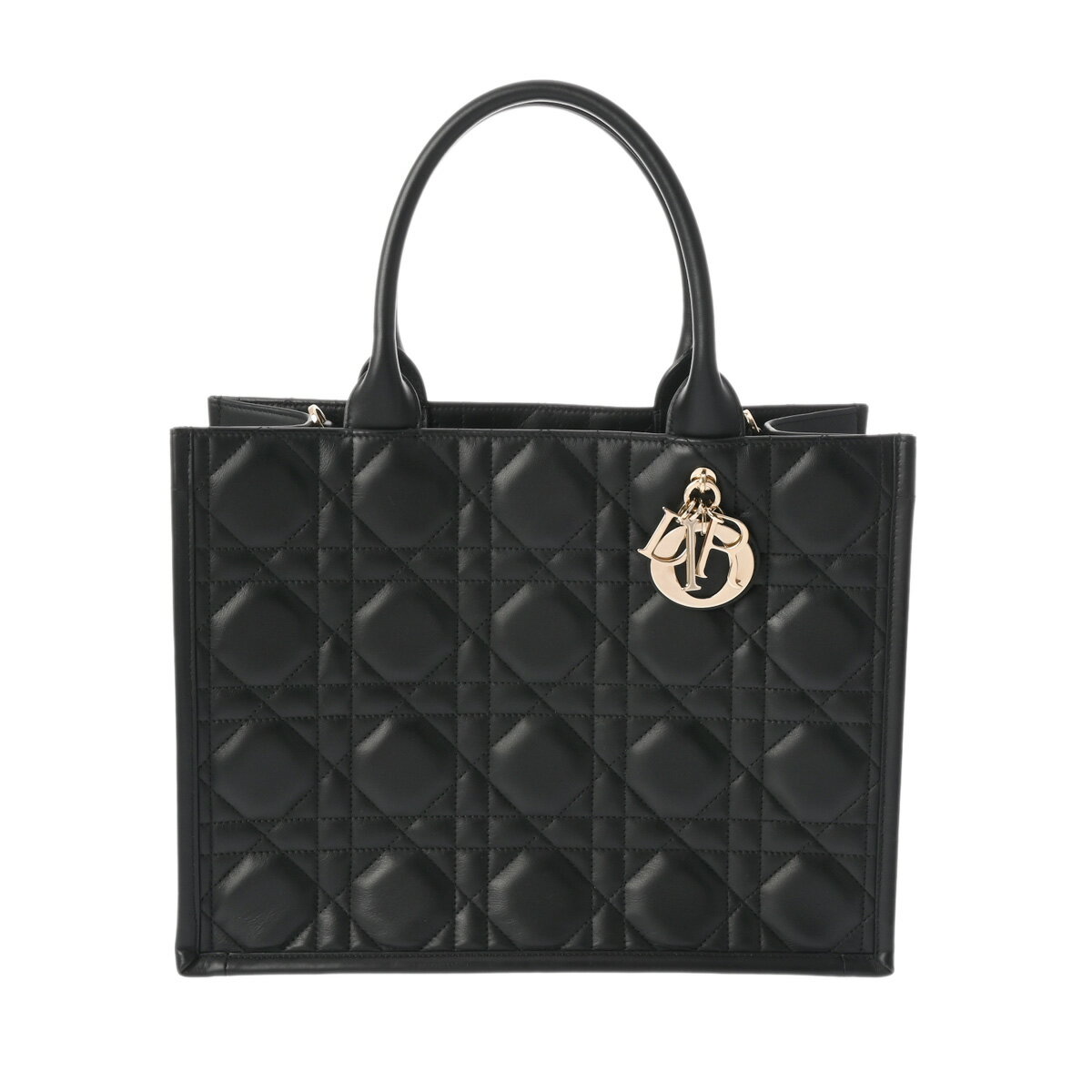 ディオール Dior ブックトート ミディアム マクロカナージュ ブラック M13240WHP_M900 カーフ レディース トートバッグ ディオール トートバッグ バック ブランド 【ローン36回払い無金利】【中古】のサムネイル