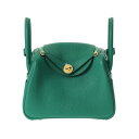 【〜5/3 最大3万円クーポン】エルメス HERMES リンディ ミニ ヴェールヴェルディゴ トリヨンクレマンス レディース ショルダーバッグ エルメス ショル...