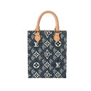 ルイ ヴィトン LOUIS VUITTON モノグラム プティットサックプラ Since1854 2WAY ブルー M80288 ジャガードキャンバス レディー...