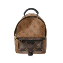ルイ ヴィトン LOUIS VUITTON モノグラム リバース パームスプリング バッグパックMINI 旧型 キャメル M42411 モノグラムキャンバス レ...