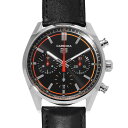 【7/1 ポイント2倍】タグ ホイヤー TAG HEUER カレラ キャリバーホイヤー02 クロノグラフ CBN201C.FC6542 ブラック メンズ 腕時計 タグ ホイヤー 時計 高級腕時計 ブランド 【ローン36回払い無金利】【中古】