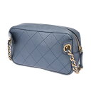 【〜5/3 最大3万円クーポン】シャネル CHANEL アフィニティ メタリックブルー A93749 カーフスキン レディース ウエストバッグ chanel シ...