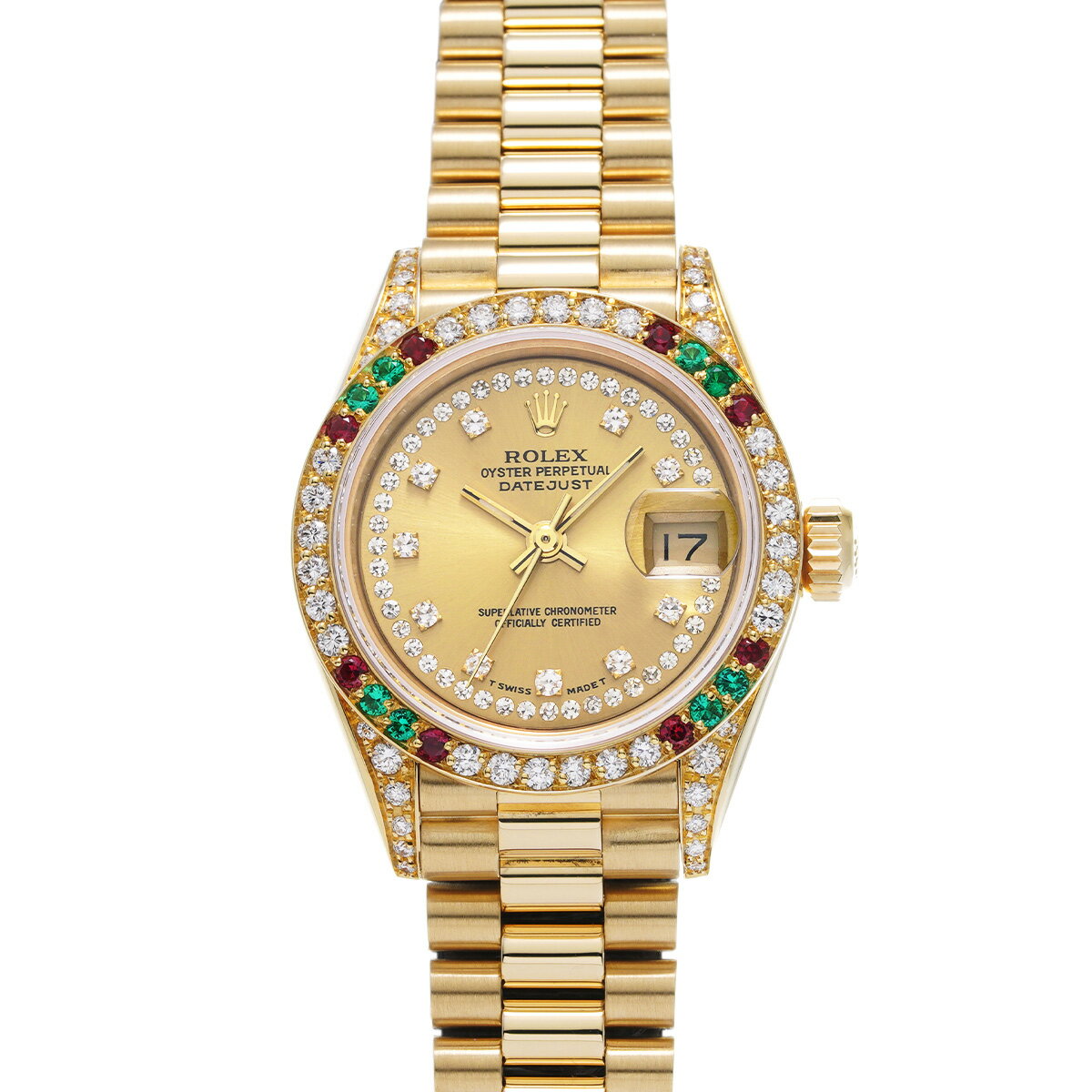 【12/1 最大2万円クーポン&P2倍】ロレックス ROLEX デイトジャスト 69038G L番(1990年頃製造) シャンパン/ダイヤモンド レディース 腕時計 ロレックス 時計 高級腕時計 ブランド 【ローン60回払い無金利】【中古】 その1