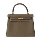 【〜5/3 最大3万円クーポン】エルメス HERMES ケリー 25 内縫い 2WAY エトゥープ トゴ レディース ハンドバッグ エルメス バッグ バック ブ...