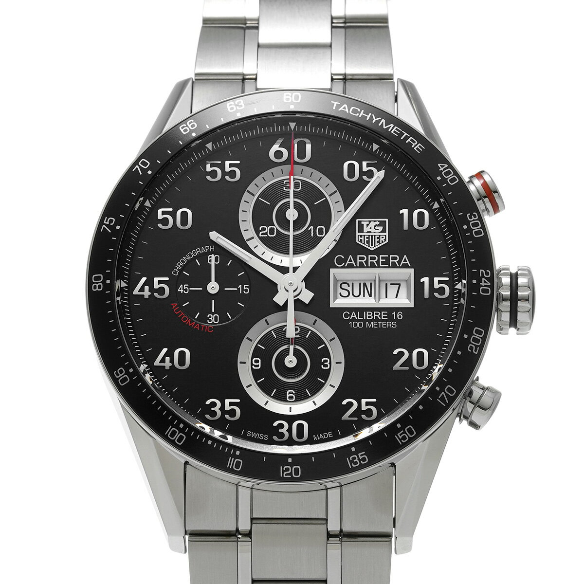 【ローン36回払い無金利】【中古】 タグ ホイヤー TAG HEUER カレラ キャリバー16 クロ ...