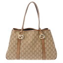 グッチ GUCCI ベージュ/ブロンズ 232957 GGキャンバス/レザー レディース ハンドバッグ グッチ ハンドバッグ バック ブランド 【ローン60回払...