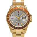 ロレックス ROLEX GMTマスターII 16718RG X番(1991年頃製造) シルバー/ルビー/ダイヤモンド メンズ 腕時計 ロレックス 時計 高級腕時...