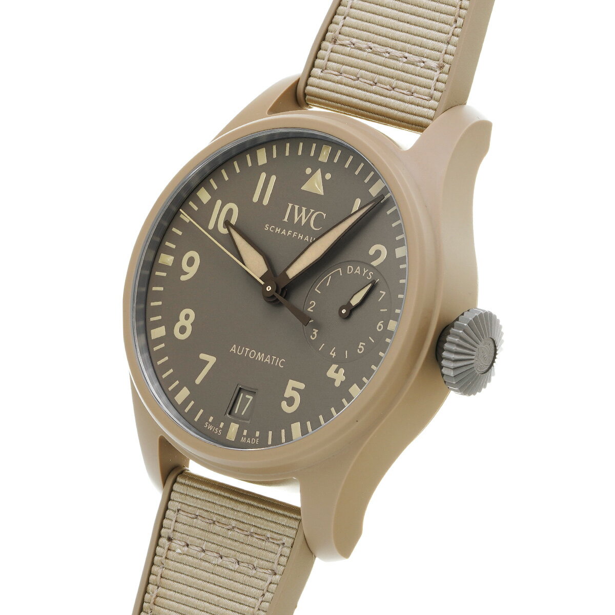 【〜8/11 最大3万円クーポン】IWC ビッグ パイロット ウォッチ トップガン モハーヴェ・デザート IW506003 ダークブラウン メンズ 腕時計 IWC 時計 高級腕時計 ブランド 【ローン36回払い無金利】【中古】