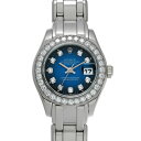 【〜5/3 最大3万円クーポン】ロレックス ROLEX デイトジャスト 29 69299G X番(1991年頃製造) ブルー・グラデーション/ダイヤモンド レデ...