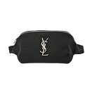 【〜5/3 最大3万円クーポン】サンローラン SAINT LAURENT クラシックモノグラム ベルトバッグ ブラック PLB590076 1119 キャンバス...