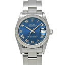 ロレックス ROLEX デイトジャスト 68274 U番(1998年頃製造) ブルー ユニセックス 腕時計 ロレックス 時計 高級腕時計 ブランド 【ローン36回払い無金利】【中古】