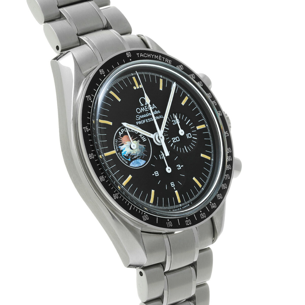 【〜6/27 最大3万円クーポン】オメガ OMEGA スピードマスター プロフェッショナル ムーンウォッチ アポロ13号 25周年 3595.52 ブラック メンズ 腕時計 オメガ 時計 高級腕時計 ブランド 【ローン36回払い無金利】【中古】