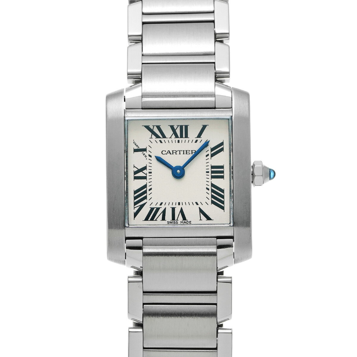 【12/1 最大2万円クーポン&P2倍】カルティエ CARTIER タンクフランセーズ SM　 W51008Q3 シルバー レディース 腕時計 カルティエ 時計 高級腕時計 ブランド 【ローン60回払い無金利】【中古】 その1