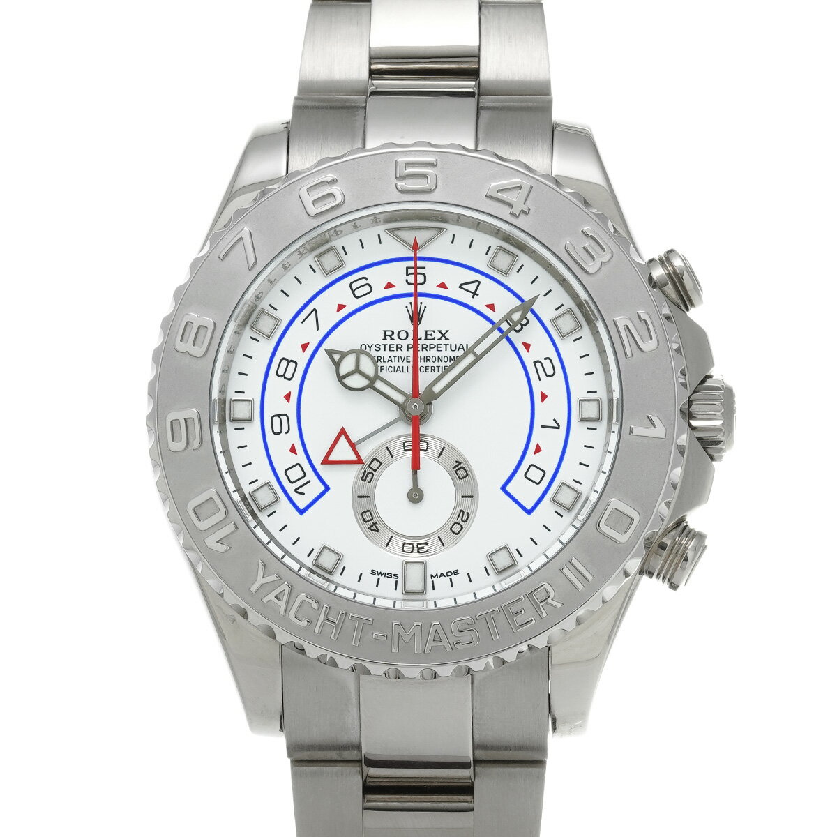 ロレックス ROLEX ヨットマスターII 116689 ランダムシリアル ホワイト メンズ 腕時計 ...