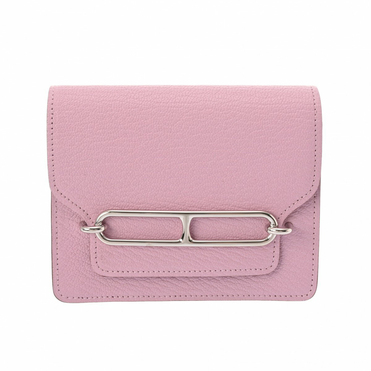 【〜2/10 最大2万円クーポン】エルメス HERMES ロウリス スリムウォレット モーヴシルベストル シェーブル レディース 二つ折り財布 エルメス 財布 ブランド 【ローン60回払い無金利】【中古】