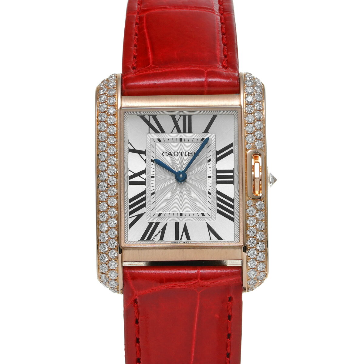 【12/1 最大2万円クーポン&P2倍】カルティエ CARTIER タンクアングレーズ WT100029 シルバー レディース 腕時計 カルティエ 時計 高級腕時計 ブランド 【ローン60回払い無金利】【中古】 その1