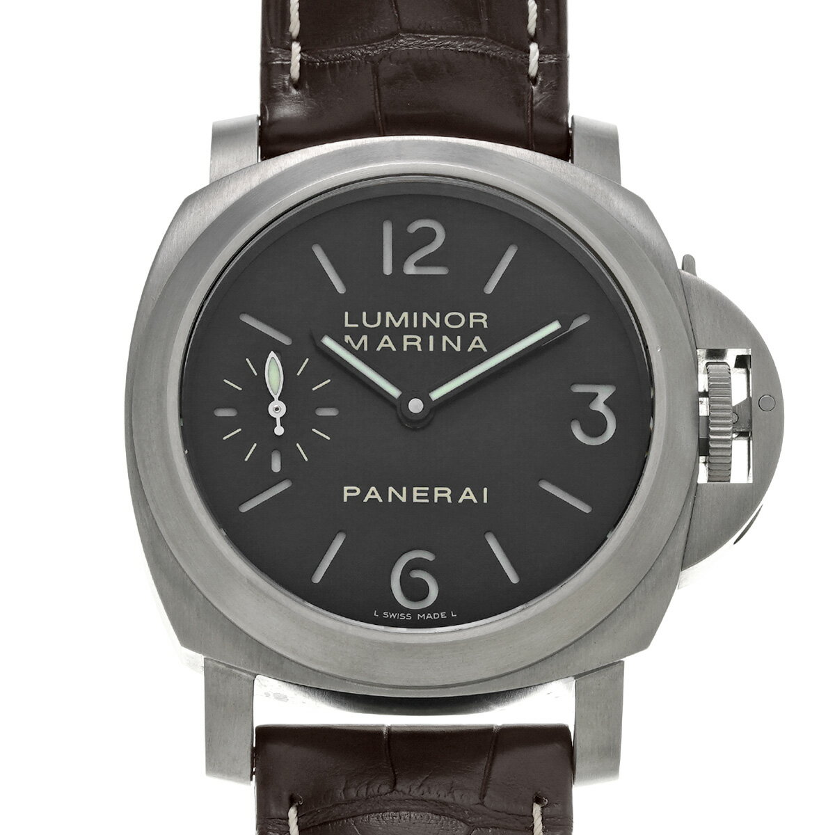 パネライ PANERAI ルミノールマリーナ チタニオ PAM00177 K番(2008年製造) ブ ...