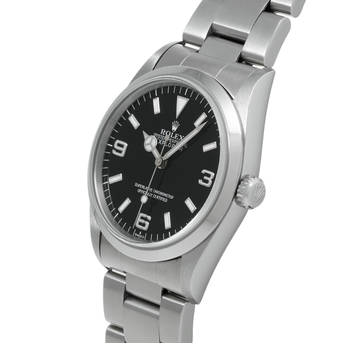 【〜11/27 最大3万円クーポン】ロレックス ROLEX エクスプローラー 14270 A番(1999年頃製造) ブラック メンズ 腕時計 ロレックス 時計 高級腕時計 ブランド 【ローン48回払い無金利】【中古】