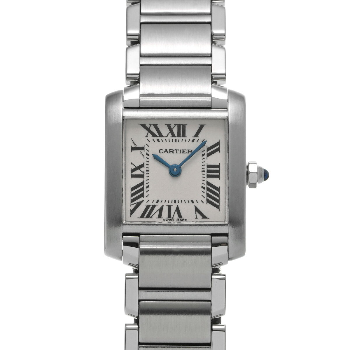 【12/1 最大2万円クーポン&P2倍】カルティエ CARTIER タンクフランセーズ SM　 W51008Q3 シルバー レディース 腕時計 カルティエ 時計 高級腕時計 ブランド 【ローン60回払い無金利】【中古】 その1